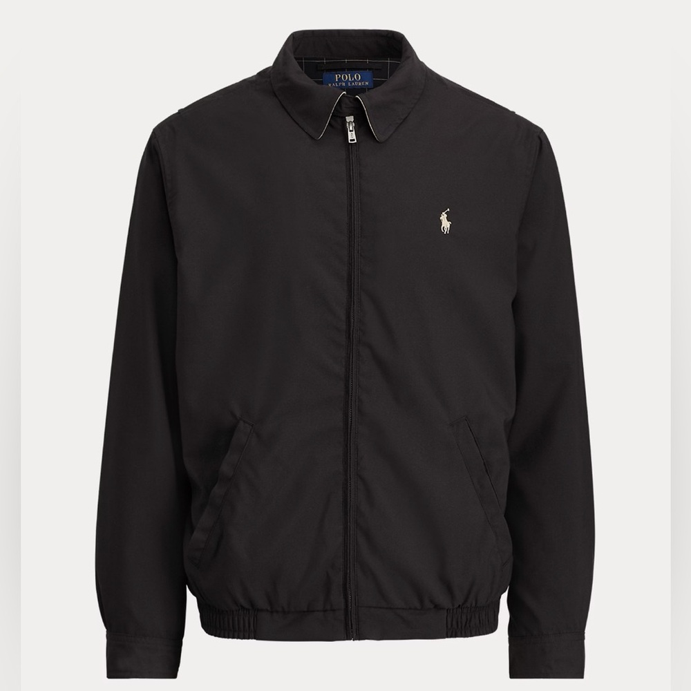 Polo Ralph Lauren Men's Lightweight Windbreaker Bi-Swing Jacket Black Size: LT